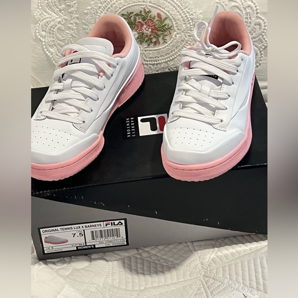 Fila X Barneys New York collaboration, specifically the Original Tennis Lux